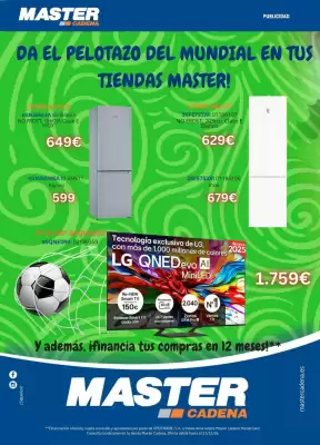 Master Cadena (válido hasta el 31-12)