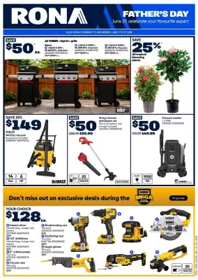 RONA flyer