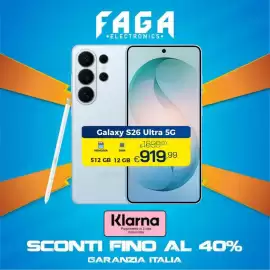 Volantino Faga Electronics Pagina 1