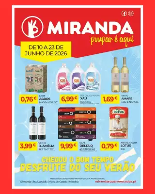 Folheto Miranda Supermercados (válido até 23-06)