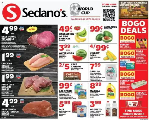 Sedano's weekly ad (valid until 17-06)