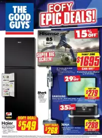 The Good Guys catalogue Page 1