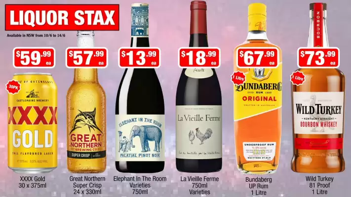 Liquor Stax (valid until 14-06)
