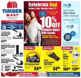 Timber Mart flyer Page 1