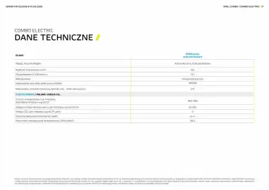 Opel gazetka | Combo Strona 17