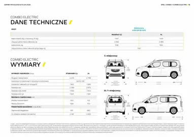 Opel gazetka | Combo Strona 18