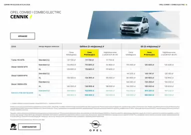 Opel gazetka | Combo Strona 6
