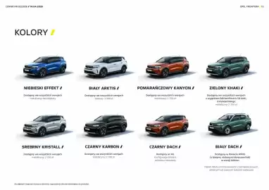 Opel gazetka | Frontera Strona 13