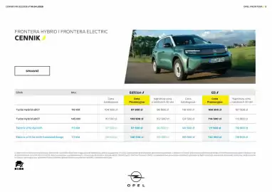 Opel gazetka | Frontera Strona 9