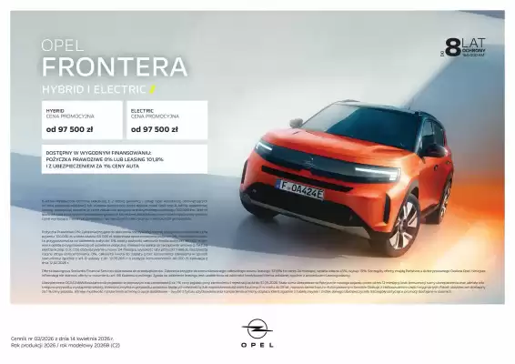 Opel | Frontera (ważność do 30-04)