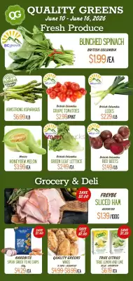 Quality Greens flyer (valid until 16-06)
