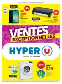 Catalogue Hyper U | Ventes exceptionnelles ! page 1