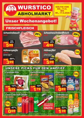 Wurstico Flugblatt (gültig bis 17-06)