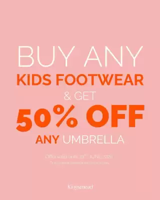 Kingsmead Shoes (valid until 30-06)