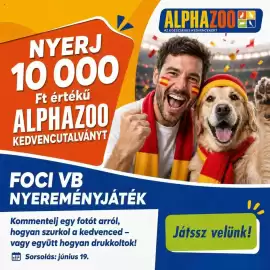 Alpha Zoo akciós újság Oldal 1