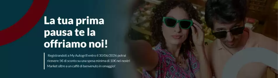 Volantino Autogrill Pagina 1