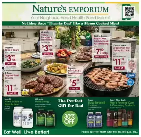 Nature's Emporium flyer Page 1