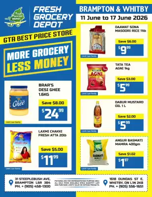 Fresh Grocery Depot flyer (valid until 17-06)