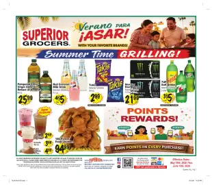 Superior Grocers weekly ad Page 1
