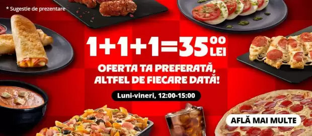 Catalog Pizza Hut săptămâna 24 Pagină 1