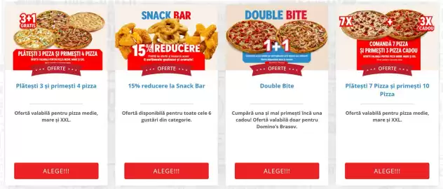 Catalog Domino's Pizza săptămâna 24 Pagină 1