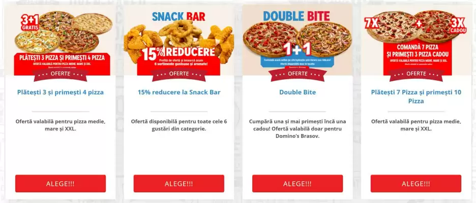 Domino's Pizza (valid până la 17-06)