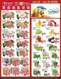 First Choice Supermarket flyer week 24 Page 1
