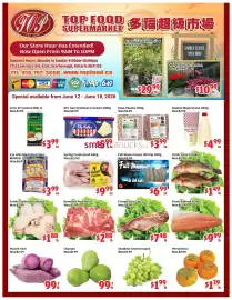 Top Food Supermarket flyer week 24 Page 1