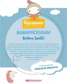 Rossmann akciós újság Oldal 1