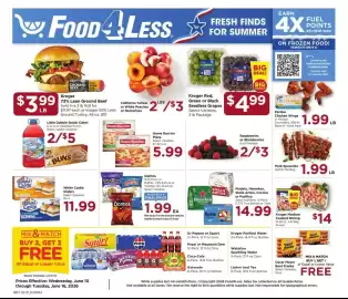 Food 4 Less weekly ad week 24 Page 1