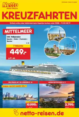 Netto Reisen Prospekt (gültig bis 30-06)