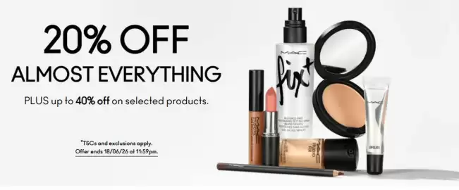 MAC Cosmetics leaflet Page 1