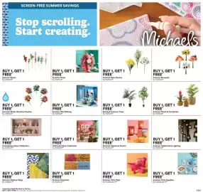 Michaels weekly ad week 24 Page 1