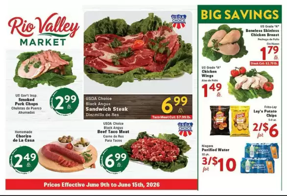 Rio Valley Market (valid until 15-06)