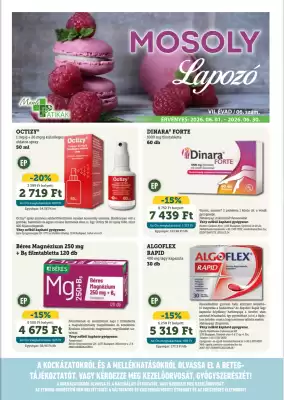 Mosoly patikák (érvényes eddig: 30-06)