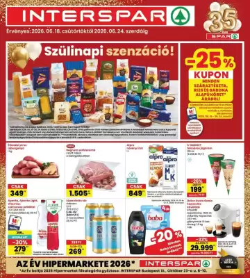 Interspar akciós újság