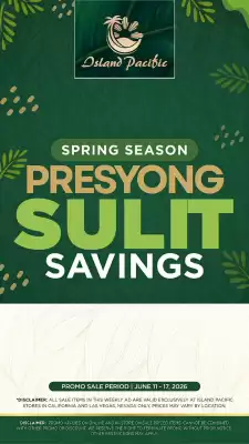 Island Pacific Market (valid until 17-06)