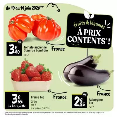 Les Comptoirs de la Bio (valable jusqu'au 14-06)