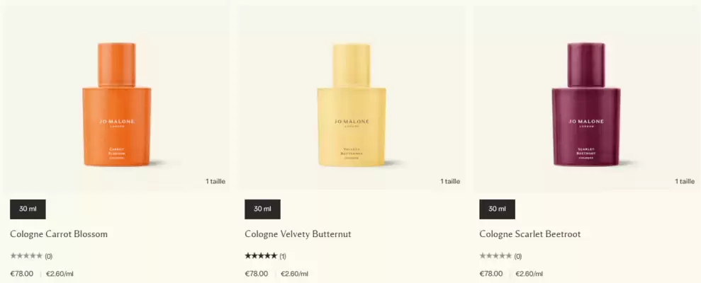 Jo Malone (valable jusqu'au 18-06)