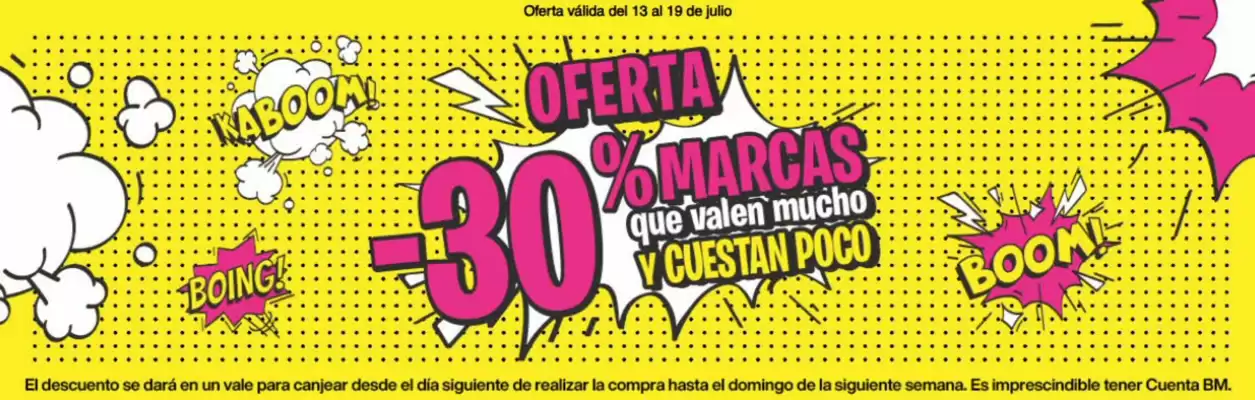 Folleto BM Supermercados (válido hasta el 19-07)