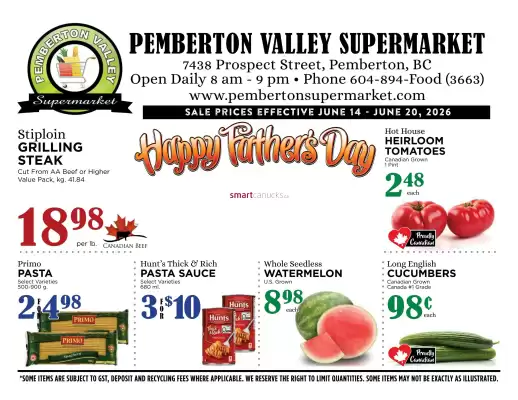 Pemberton Valley (valid until 20-06)