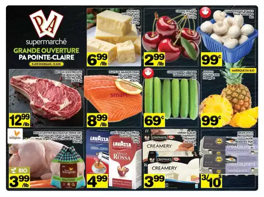 Supermarché PA flyer