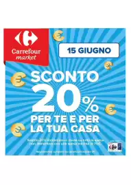 Volantino Carrefour Market Pagina 1