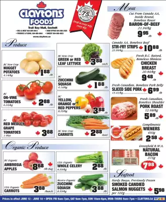 Claytons Heritage Market flyer (valid until 18-06)