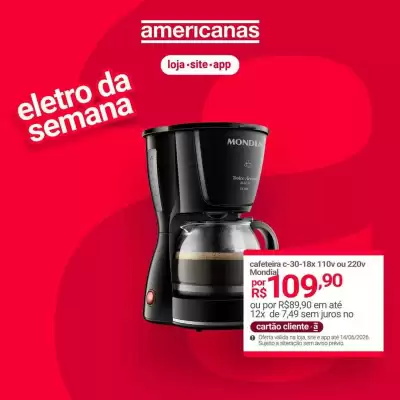 Lojas Americanas (válido até 14-06)