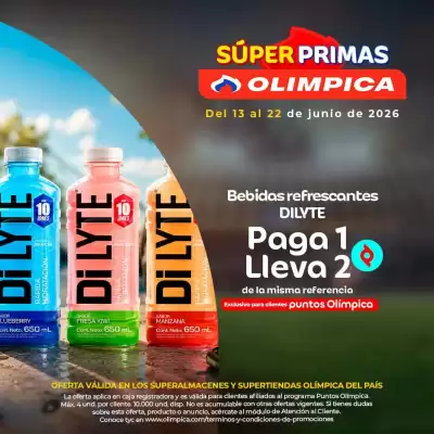 Olímpica (válido hasta 22-06)