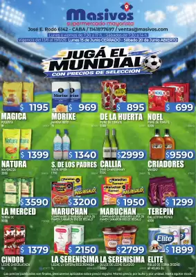 Masivos (válido hasta 19-06)
