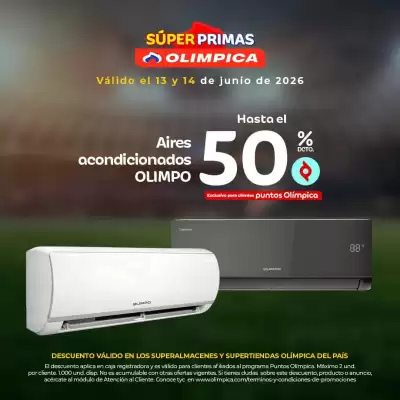 Olímpica (válido hasta 14-06)