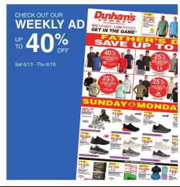 Dunham's Sports weekly ad week 24 Page 1