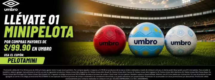 Catálogo Umbro Página 1
